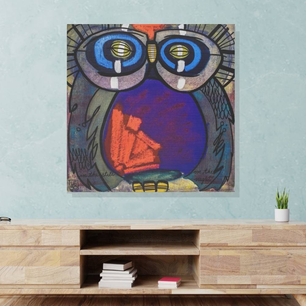 In the Still, on the Night - Lebo Brushed Aluminum Artbond